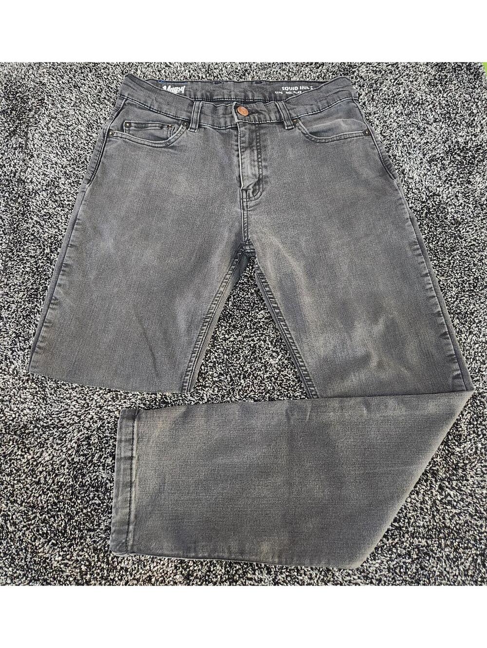 Mugsy Squid Inks Jeans Men's Size 31x30 Black Denim Slim Fit Stretch Performance